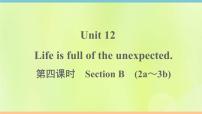 初中英語(yǔ)人教新目標(biāo) (Go for it) 版九年級(jí)全冊(cè)Unit 12 Life is full of the unexpectedSection B作業(yè)ppt課件