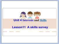 初中英语北师大版七年级上册Lesson 11 A Skills Survey课文配套ppt课件