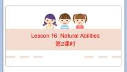 八年级上册Unit 6 The UnexplainedLesson 16 Natural Abilities课文课件ppt