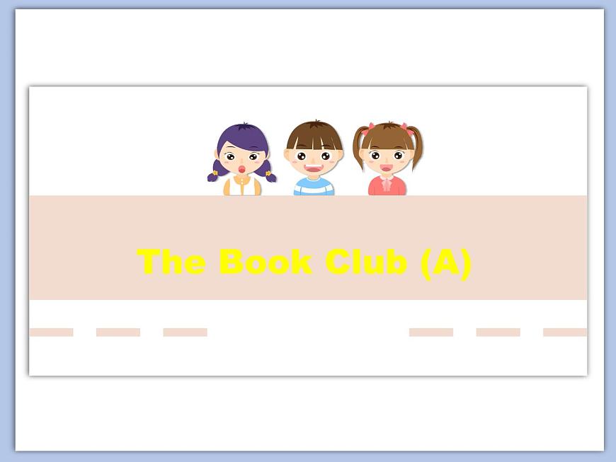 北師大9年級Unit 2《Lesson5 The Book Club》課件第1頁