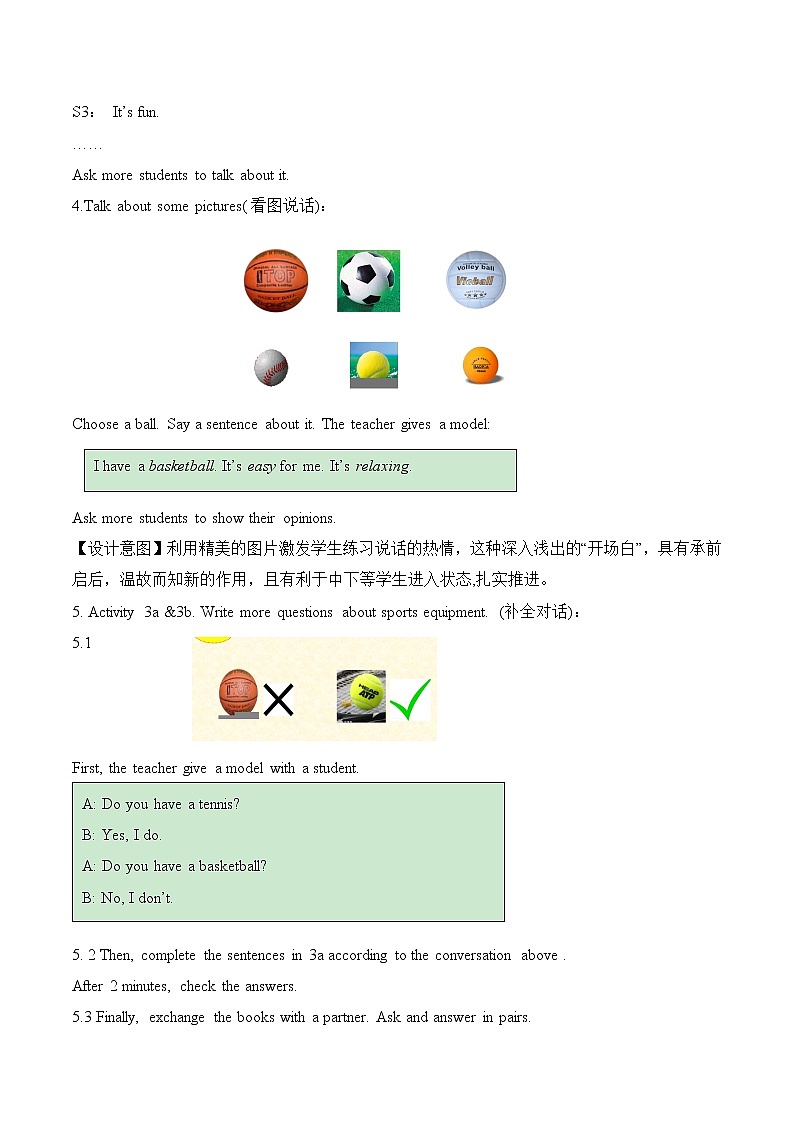鲁教版五四制6上英语Unit8__SectionB(3a-Self__Check)精品教案第3页
