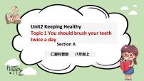 2021学年Unit 2 Keeping HealthyTopic 1 You should brush your teeth twice a day.教课内容ppt课件