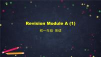 英语外研版 (新标准)Revision module A示范课ppt课件