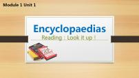 初中英语牛津版 (深圳&广州)八年级上册（2013秋审查）Unit  1  Encyclopaedias教课内容课件ppt