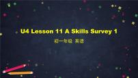 2020-2021学年Lesson 11 A Skills Survey图片课件ppt