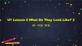 北师大版英语7年级上册 U1 Lesson 2 What Do They Look Like 2-2 PPT课件