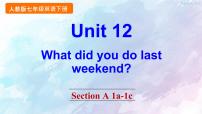 2020-2021学年Unit 12 What did you do last weekend?Section A背景图ppt课件