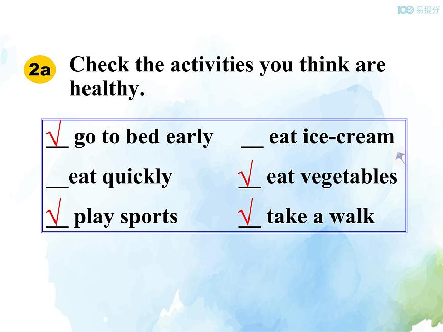 人教新目標(biāo)版七年級(jí)下冊(cè)英語(yǔ) Unit 2 Section B (2a~Self Check)Section B 第二課時(shí)課件第7頁(yè)
