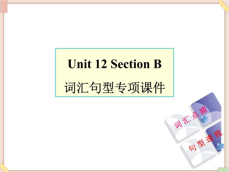 Unit12__SectionB__词汇句型专项课件 鲁教版五四制英语九下01