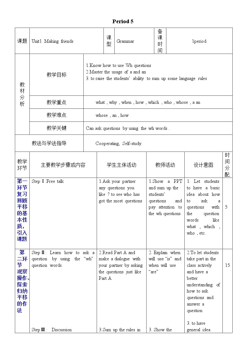 沪教牛津版英语七年级上册 Unit 1PPT课件+教案+单元试卷01