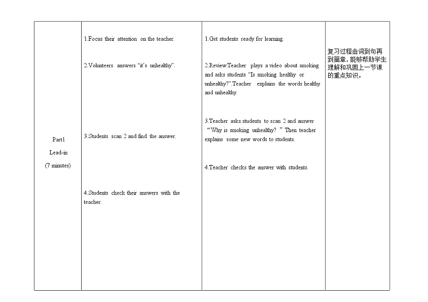 Unit 2 Keeping Healthy 《Topic2 SectionD》教學(xué)設(shè)計第3頁