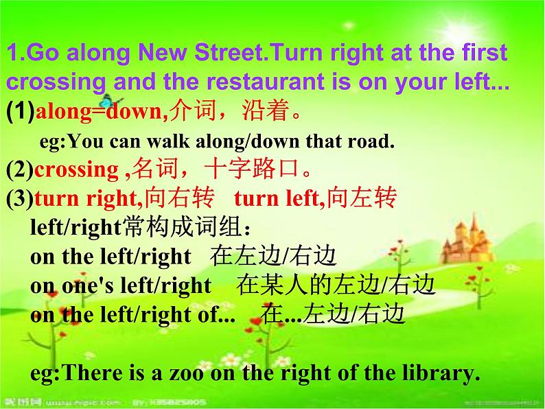 人教版七年级英语下册课件Unit8 Is there a post office near here B(11张PPT)第4页