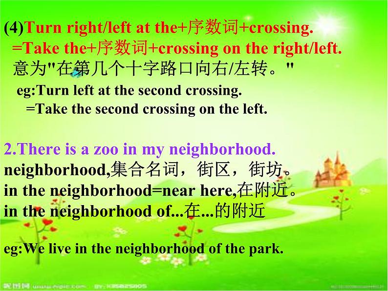 人教版七年级英语下册课件Unit8 Is there a post office near here B(11张PPT)第5页