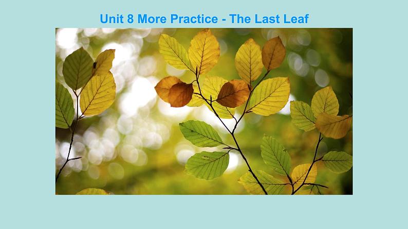 沪教牛津版9AU8-4 More Practice第1页