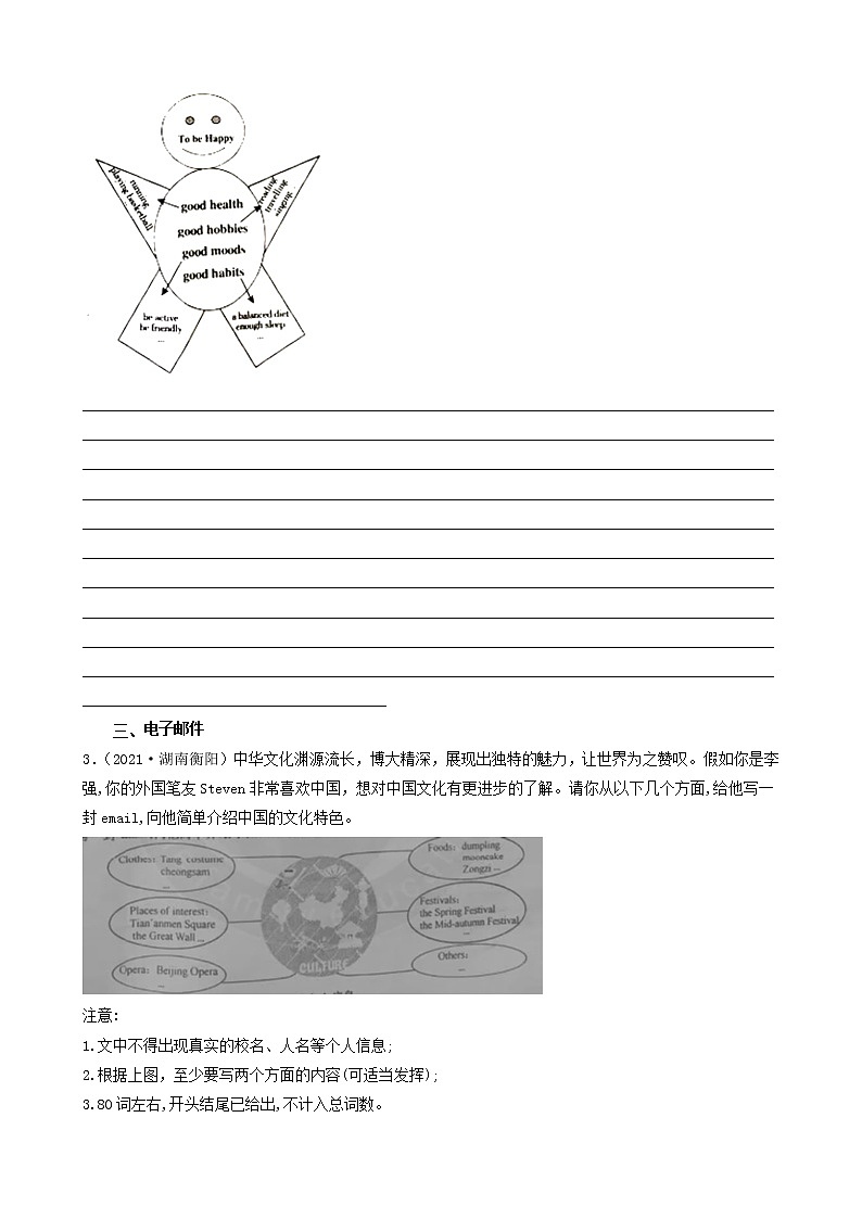 湖南省衡阳市三年(2020-2022)中考英语真题分题型分层汇编-04作文第2页