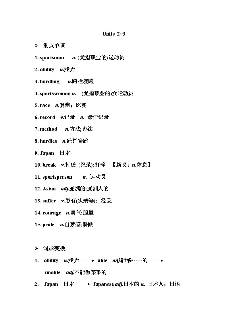 外研版英语九上 Module 8 早读手册01