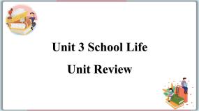 2022--2023学年冀教版七年级英语下册-Unit 3 Review（课件+素材）