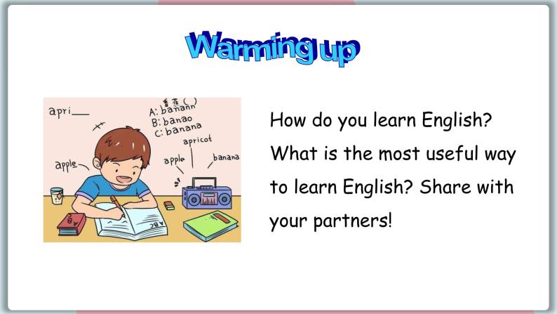 2022--2023学年冀教版七年级英语下册-Unit 5 Lesson 28 How Do I Learn English（课件+素材）05