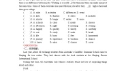 初中牛津版 (深圳&广州)Unit  5  Educational exchanges课后作业题