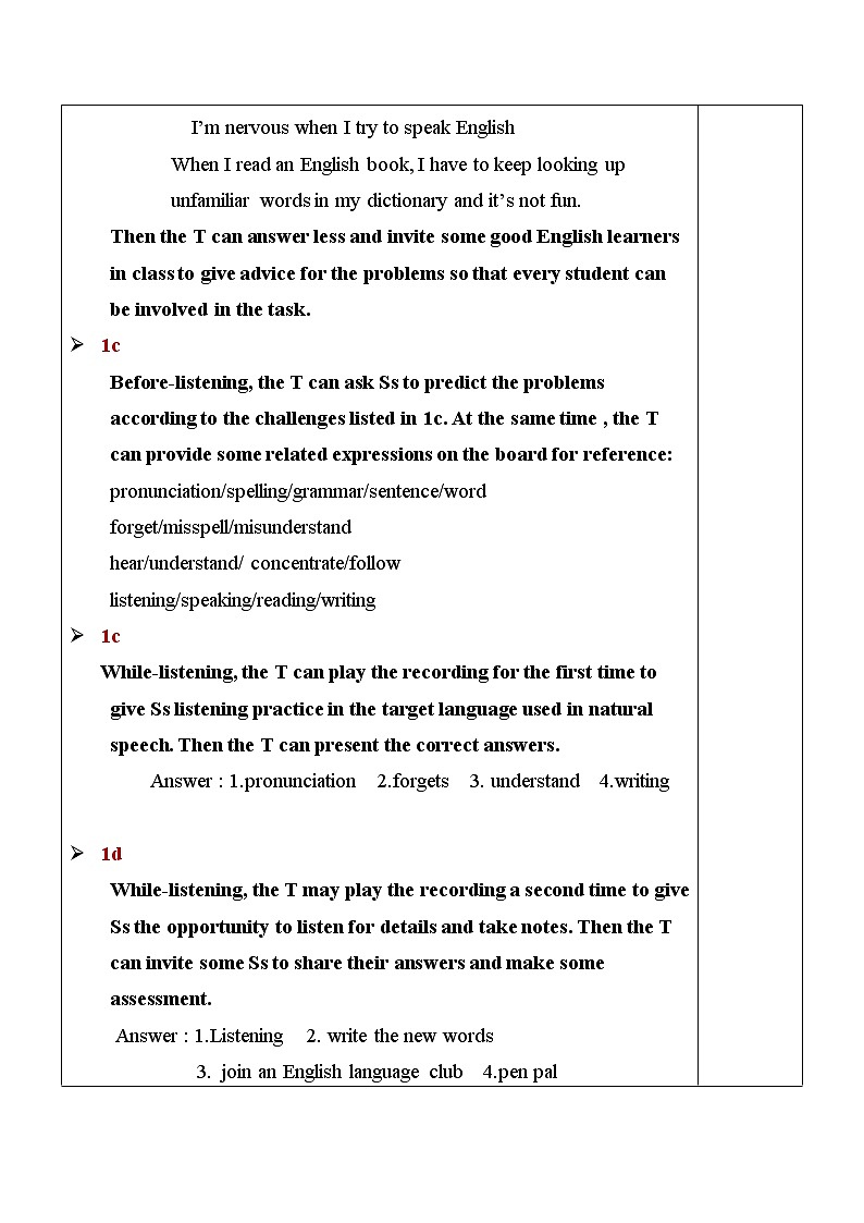 Unit 1 Section B(1a-1e)教案第3页