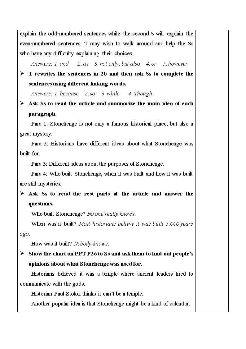 Unit 8 Section B(2a-2e)教案第3页