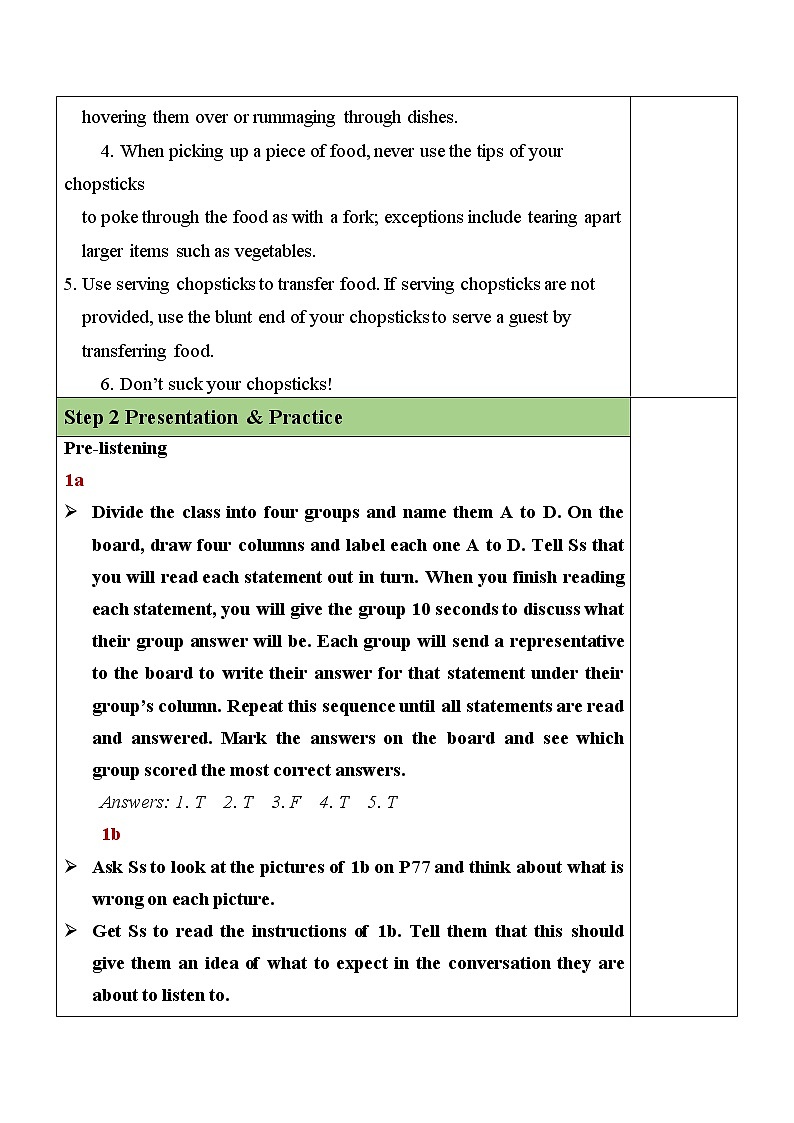 Unit 10 Section B(1a-1d)教案第2页
