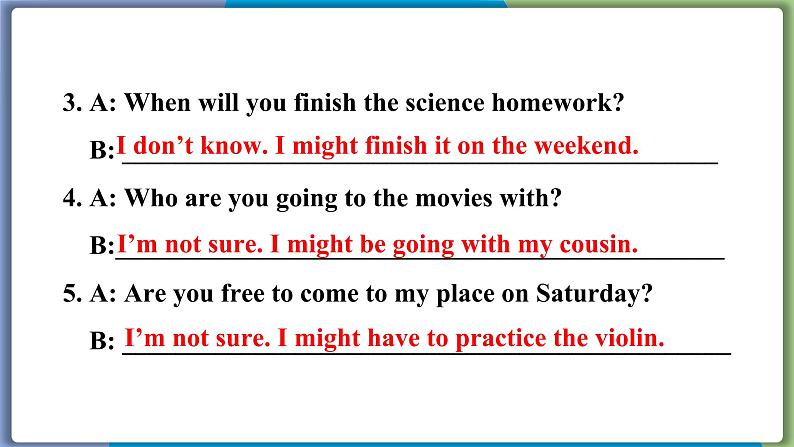 Unit 9 Section A (Grammar Focus-3c)--2021--2022学年人教版八年级英语下册第4页