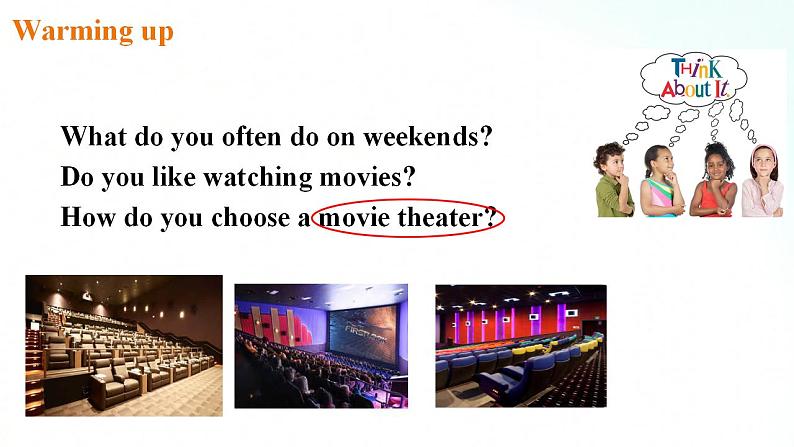 人教版英语八年级上册 Unit 4What's the best movie theater SectionA(1a-2d)课件第8页