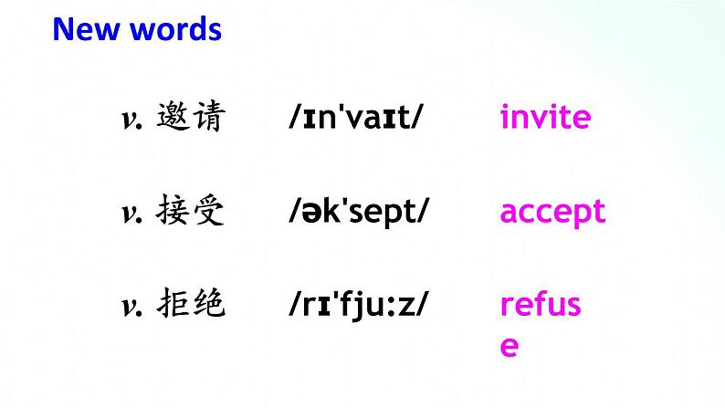人教版英语八年级上册 Unit9 Can you come to my party.SectionA(grammar focus-3c)课件第3页