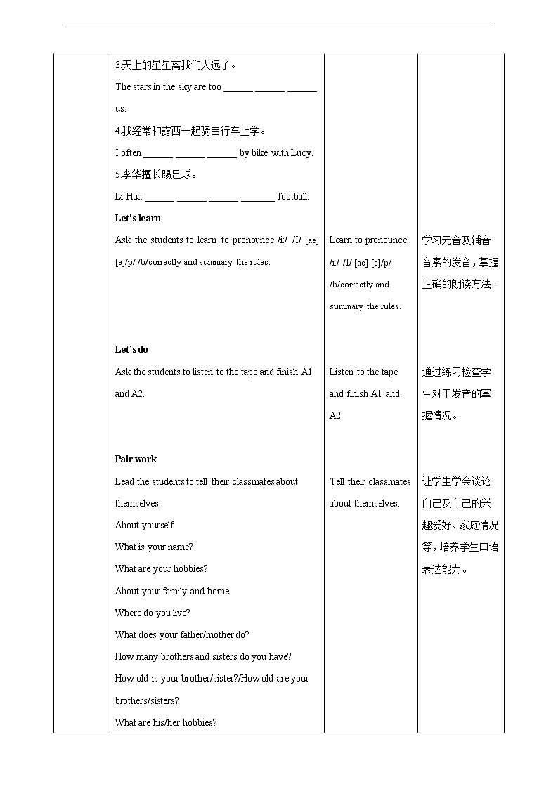 牛津深圳广州版7年级上册英语Unit 1 Making friends第5课时 Speaking and Writing教案第2页