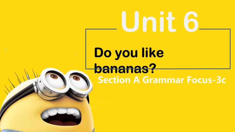 Unit 6 Do you like bananas Section A Grammar Focus-3c 课件+练习01