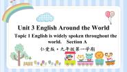 九年级上册Unit 3 English around the WorldTopic 1 English is widely spoken around the world.课文课件ppt