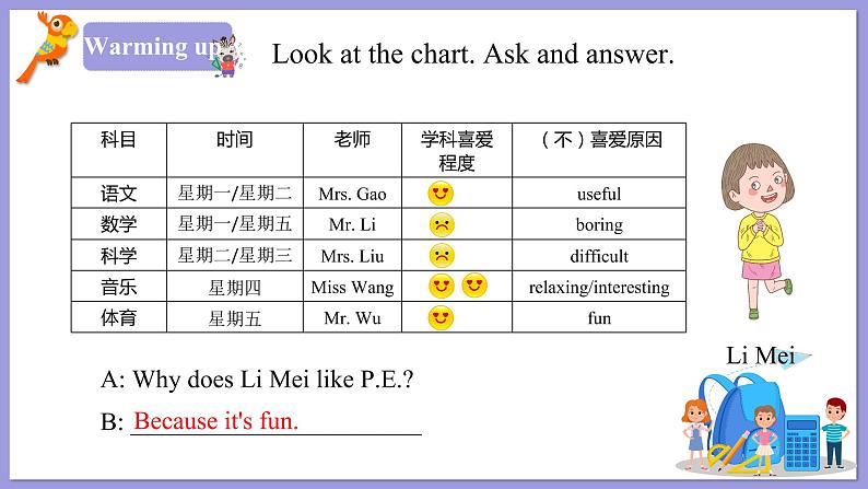 人教版英语七年级上册:Unit 9 My favourite subject is science SectionA(Grammar-3e)课件07