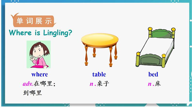 人教版七年级英语上册--Unit 4 Where's my schoolbag?第1课时 Section A (1a-1c)(课件)04