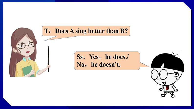 人教版八年级英语上册--Unit 3 I'm more outgoing than my sister. Section A (Grammar Focus-3c)第3页