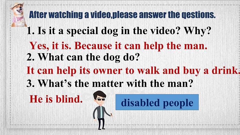 八下u2 dog helper大阅读 课件 人教版初中英语八年级下第4页