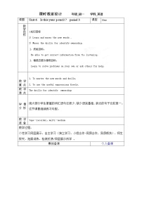 初中英语鲁教版 (五四制)六年级上册Unit 6   Is this your pencil？Section A优秀第三课时教案