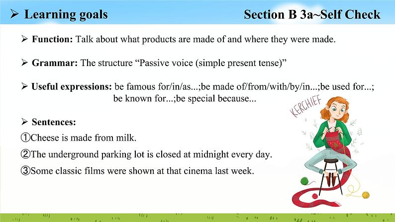 Unit 5 Section B 3a~Self Check课件2022-2023学年人教版新目标九年级英语上册03