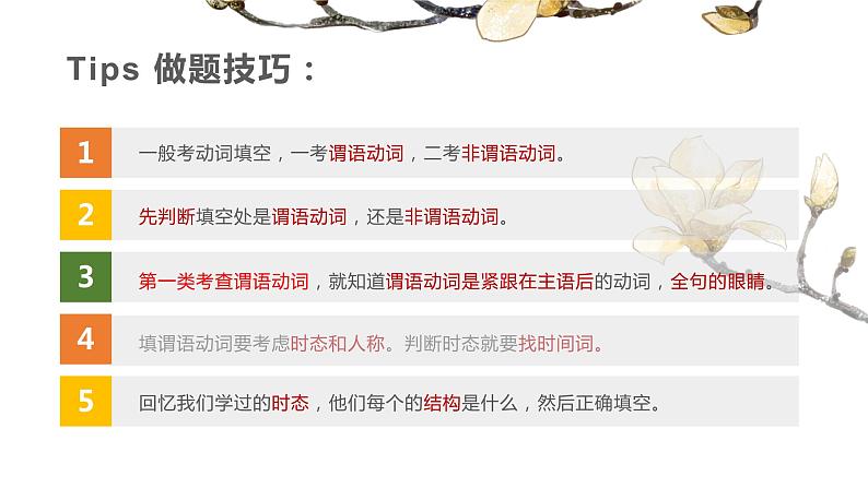 动词填空专项 课件 中考英语复习人教版第5页