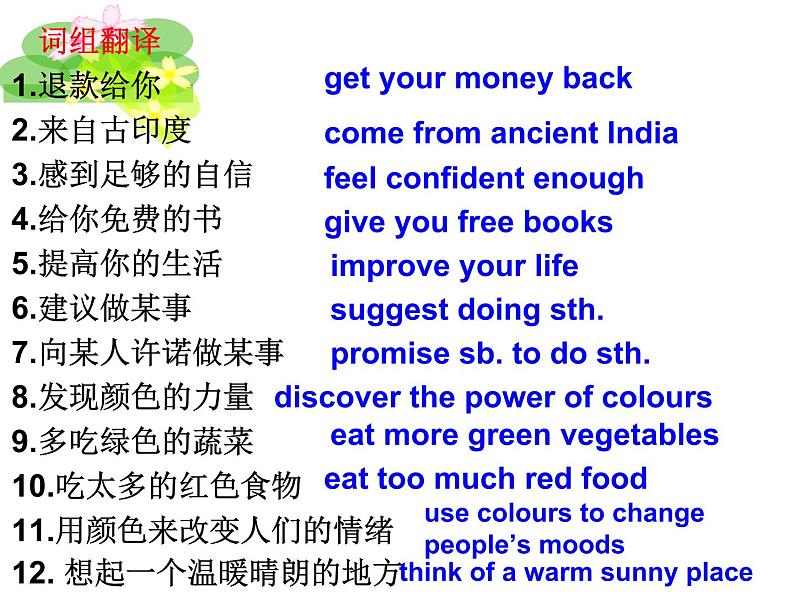 Unit2 Colours Integrated skills公开课课件 2022-2023学年译林版英语九年级上册第4页