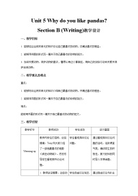 英语Section B第3课时教案及反思