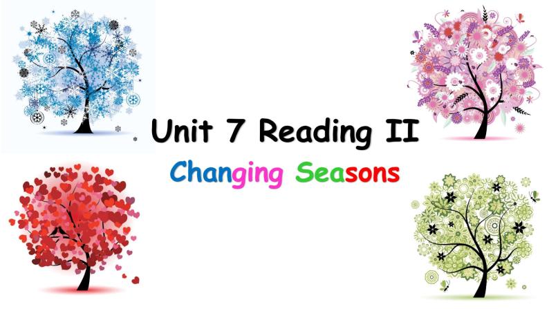 2022-2023学年牛津 译林版英语八年级上册Unit7Seasons Reading II课件 （共20张PPT）01
