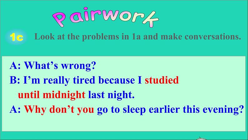 英语人教版八年级下册同步教学课件unit 4 why don’t you talk to your parents sectiona1(1a-2c)第8页