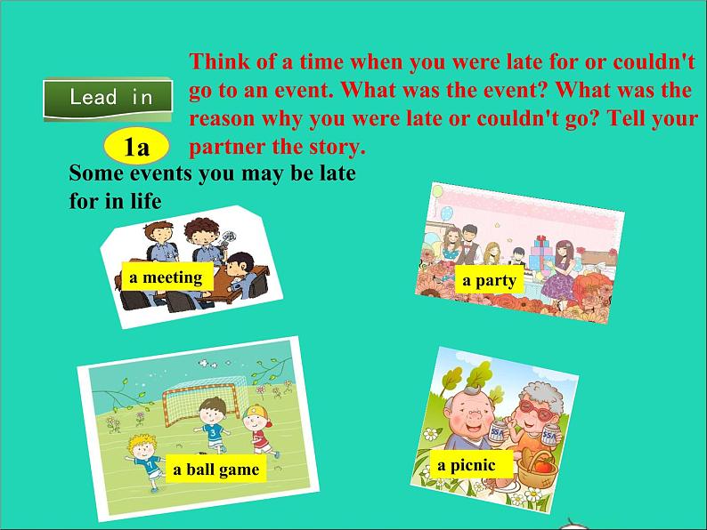 英语人教版八年级下册同步教学课件unit 5 what were you doing when the rainstorm came sectionb(1a-1d)06