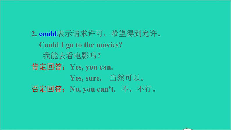 英语人教版八年级下册同步教学课件unit 3 could you please clean your room(2d-grammarfocus-4c)07