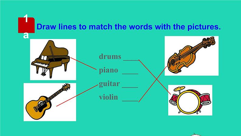 英语人教版七年级下册同步教学课件unit 1 can you play the guitar section b(1a-1f)第7页