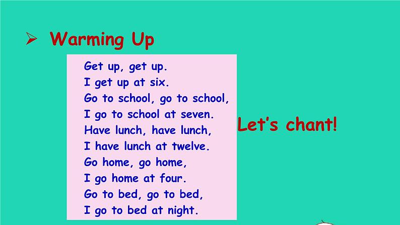 英语人教版七年级下册同步教学课件unit 2 what time do you go to school sectionb(3a-selfcheck)第3页