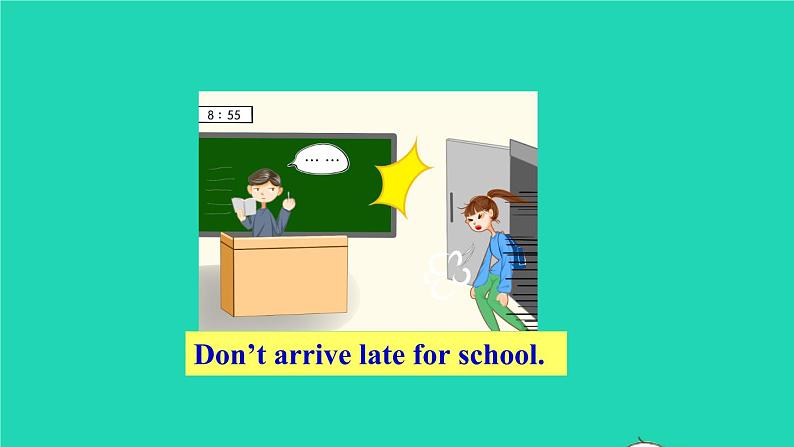 英语人教版七年级下册同步教学课件unit 4 don 't eat in class section b(1a-1d)第4页
