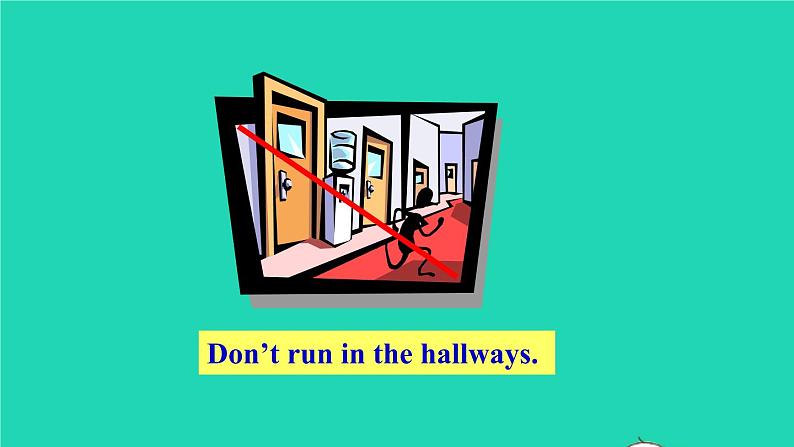 英语人教版七年级下册同步教学课件unit 4 don 't eat in class section b(1a-1d)第6页