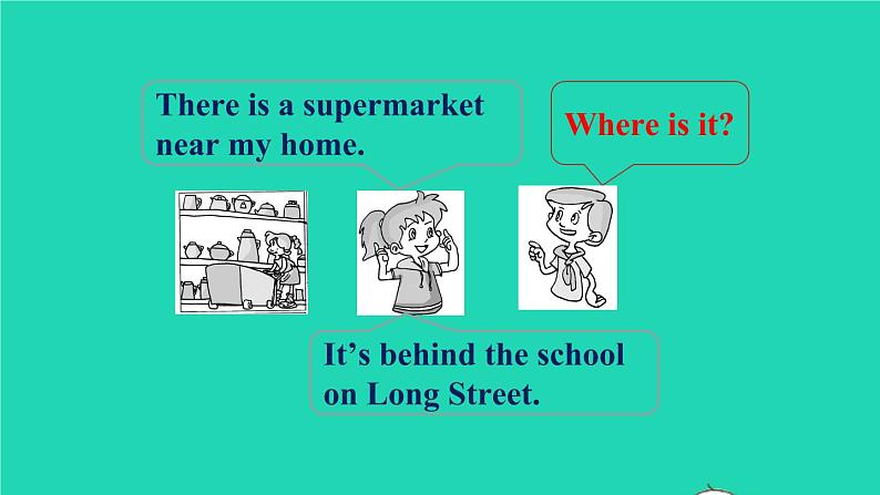 英语人教版七年级下册同步教学课件unit 8 is there a post office near here section b(2a-2c)第5页